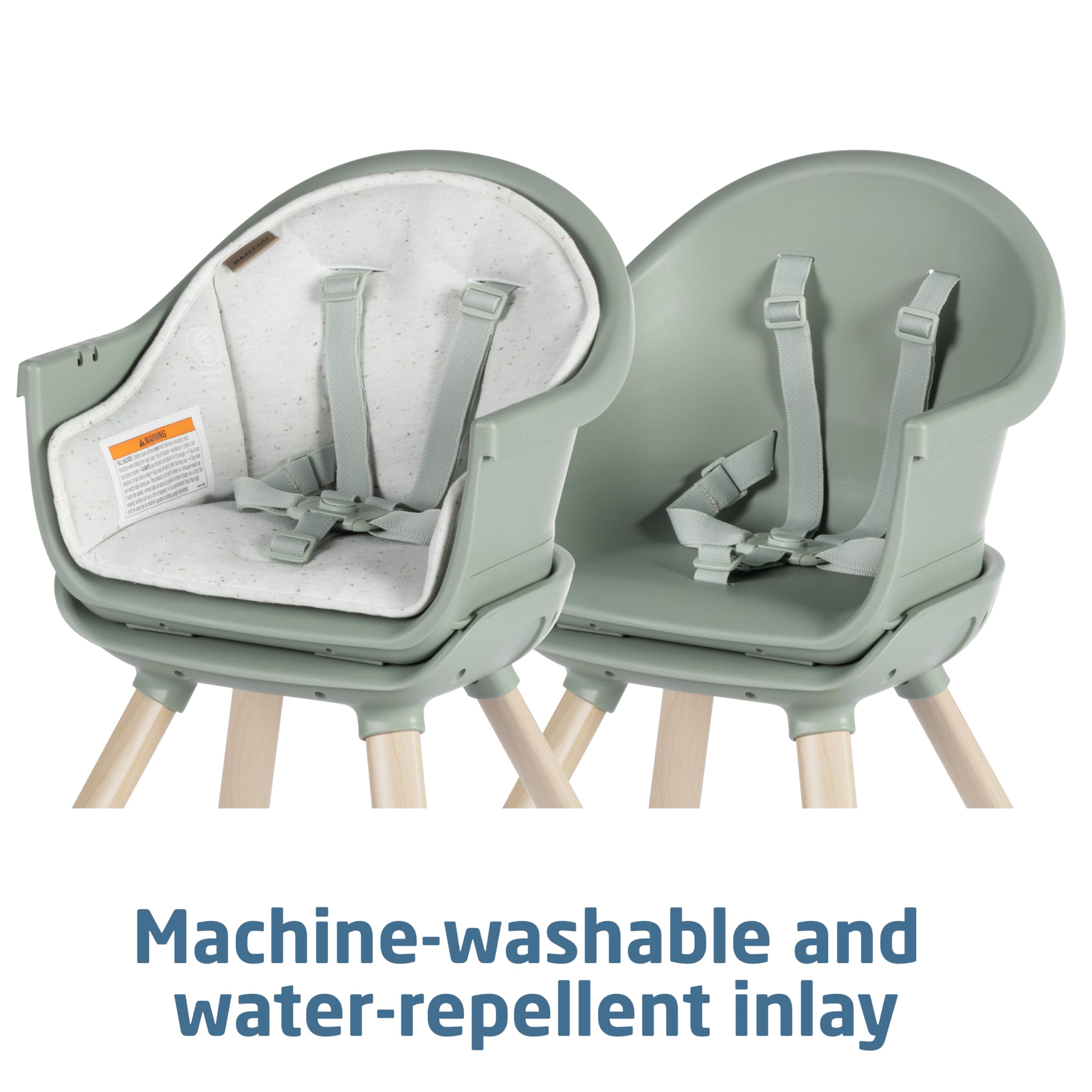 Maxi-Cosi Moa low booster seat for compact table seating.