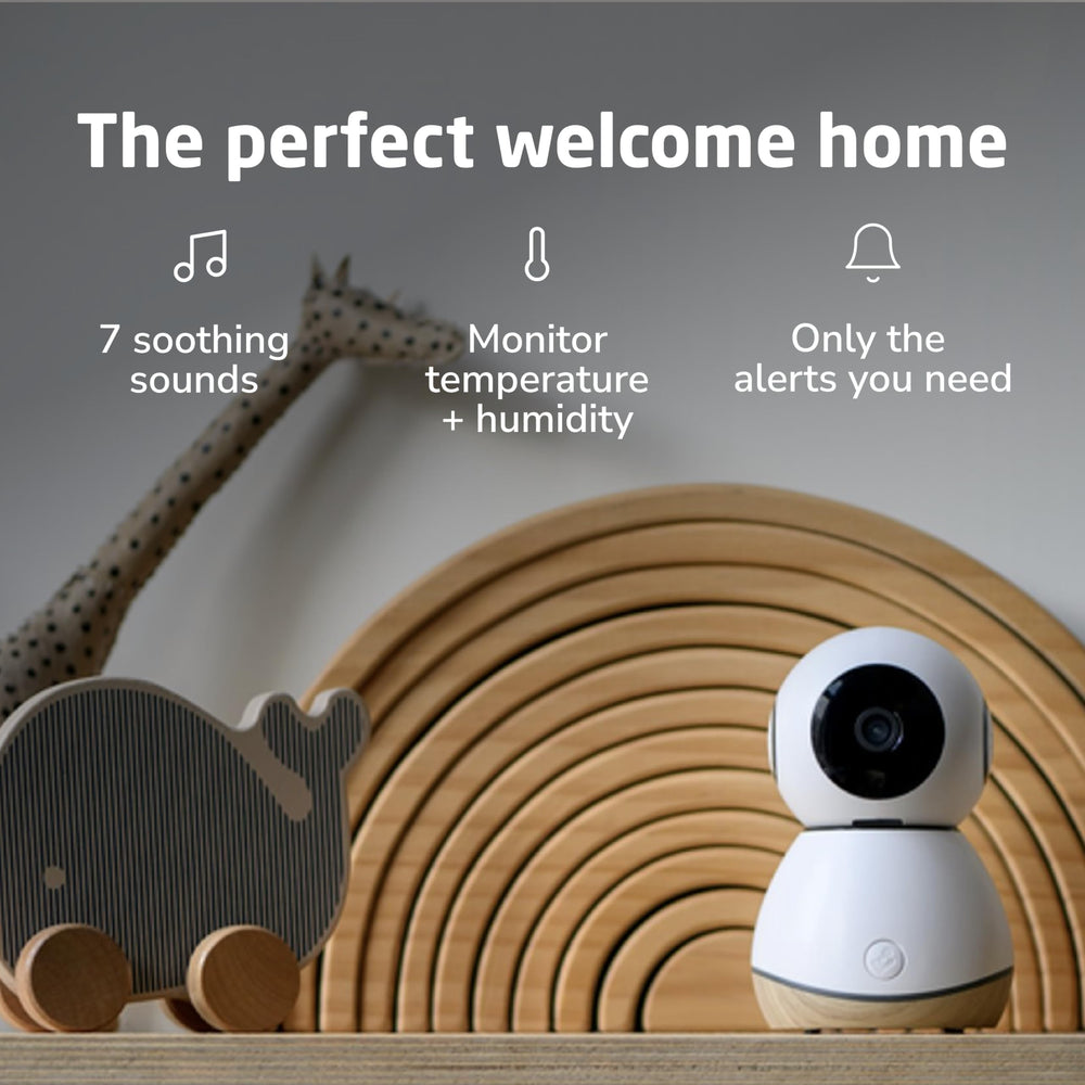 Maxi-Cosi See Pro 360 temperature humidity sensor monitors nursery conditions.