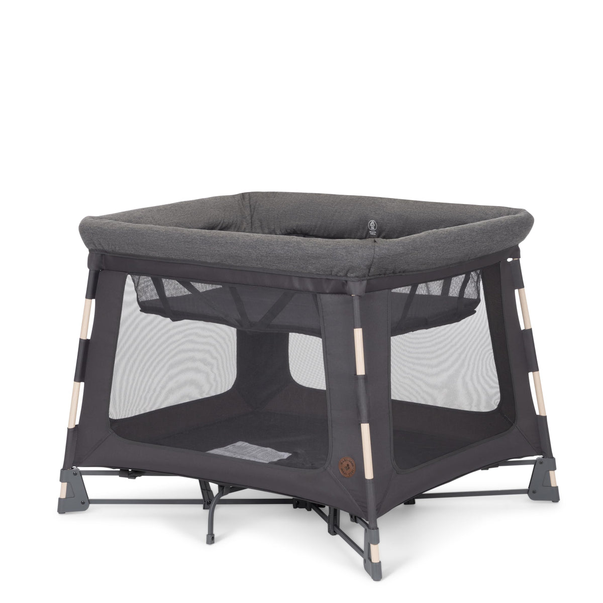 Maxi-Cosi Swift playard setup showing quick assembly for busy parents