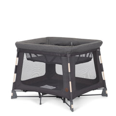 Maxi-Cosi Swift playard setup showing quick assembly for busy parents