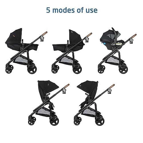 Maxi-Cosi Tayla Max Mico Luxe+ seat highlights premium comfort fabrics.