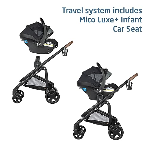Maxi-Cosi Tayla Max QuikCarriage transition to lie-flat carriage.