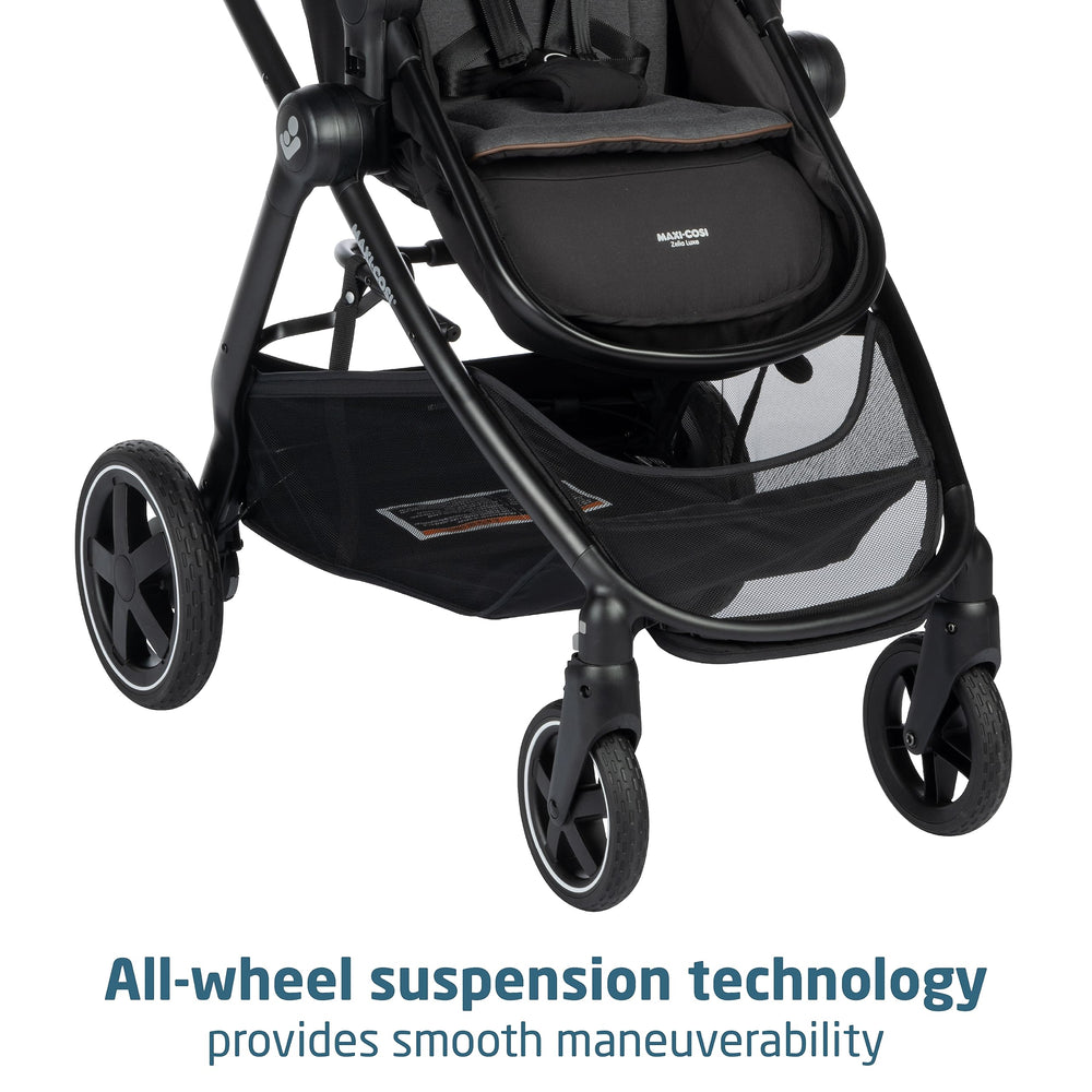 Maxi-Cosi Zelia Luxe 5-in-1 modes adapt as baby grows.