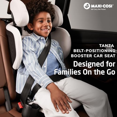 Maxi-Cosi Tanza with 10-position headrest for growing children.