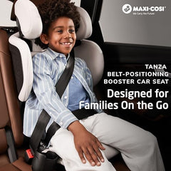 Maxi-Cosi Tanza with 10-position headrest for growing children.