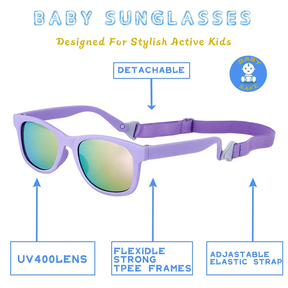 MAXJULI sunglasses colorful pack offers easy mix-and-match outfits for outings.