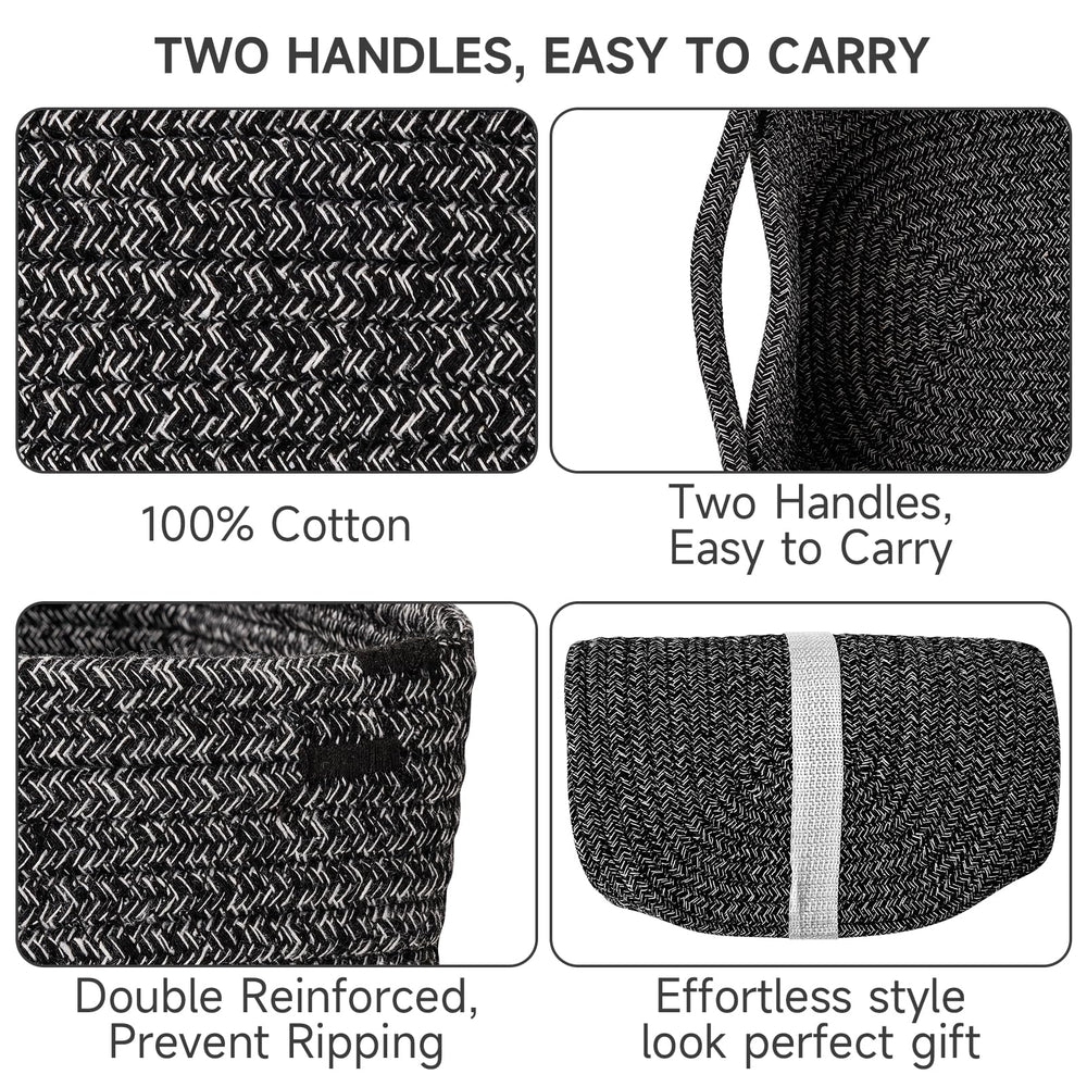 Maxuni baby-safe nursery basket stores diapers and toys safely.