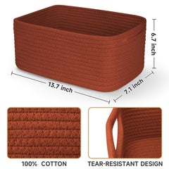 Maxuni cotton rope weave details emphasize soft, durable construction safe for nurseries.