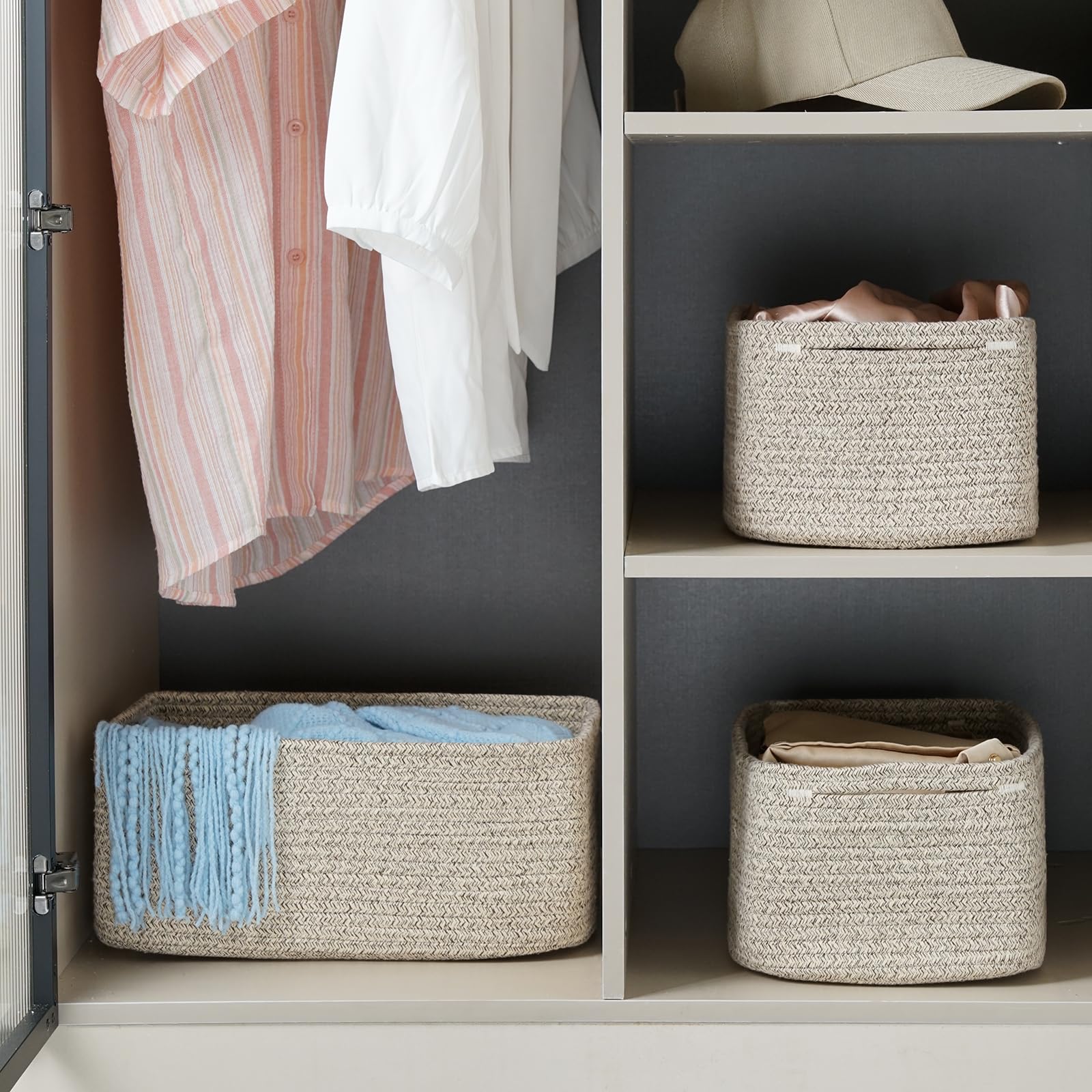 Maxuni cube decorative box adds stylish storage in living rooms.