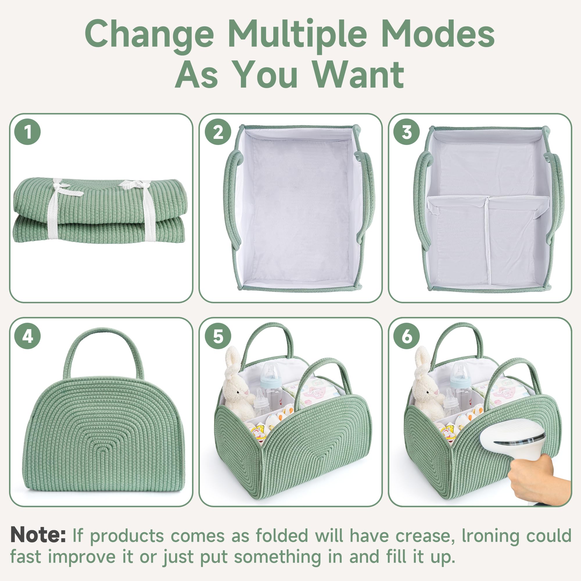 Maxuni diaper caddy fits changing tables for tidy baby care.
