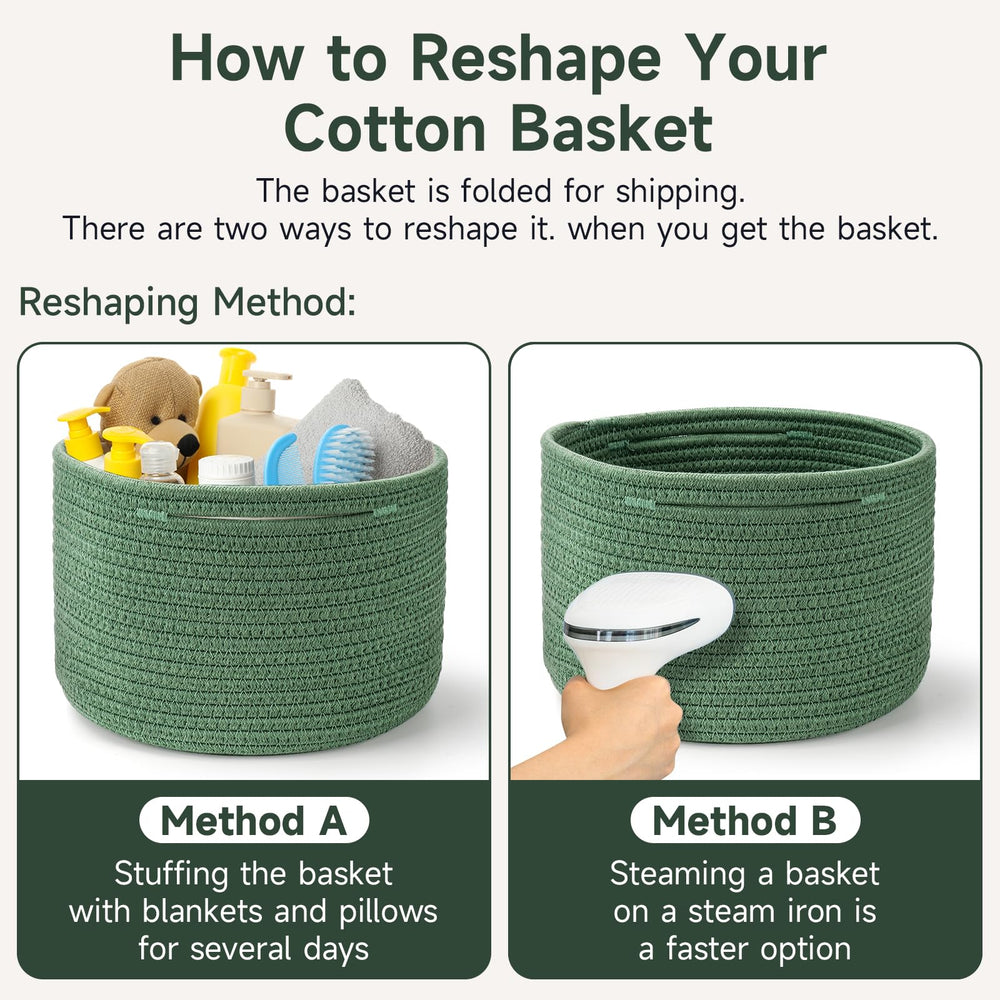 Maxuni easy-shaping steam tip helps baskets regain shape