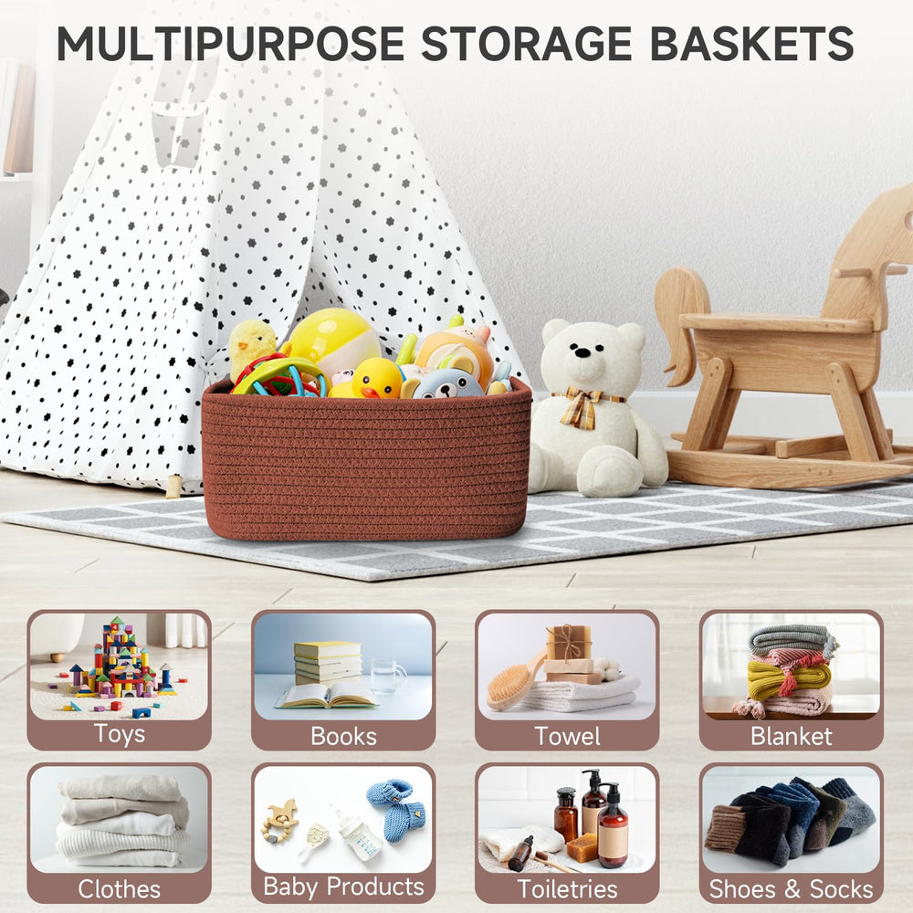 Maxuni gift-ready rope baskets demonstrating versatile gifting and decorative presentation