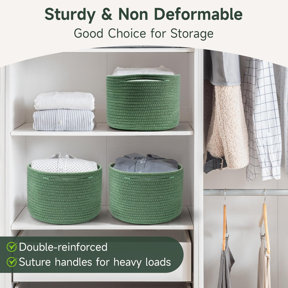 Maxuni hidden-handles closeup highlights durable, easy-to-carry rope basket