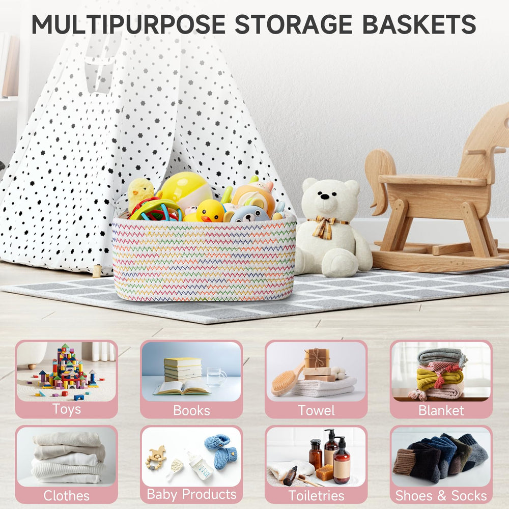 Maxuni nursery organizer on a shelf with books demonstrating compact organization