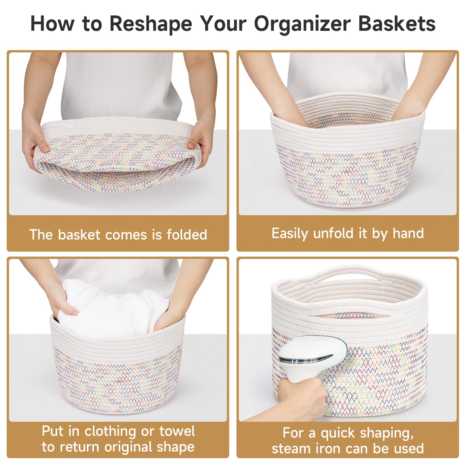 Packaging shows gift ties and shaping tips for easy reuse