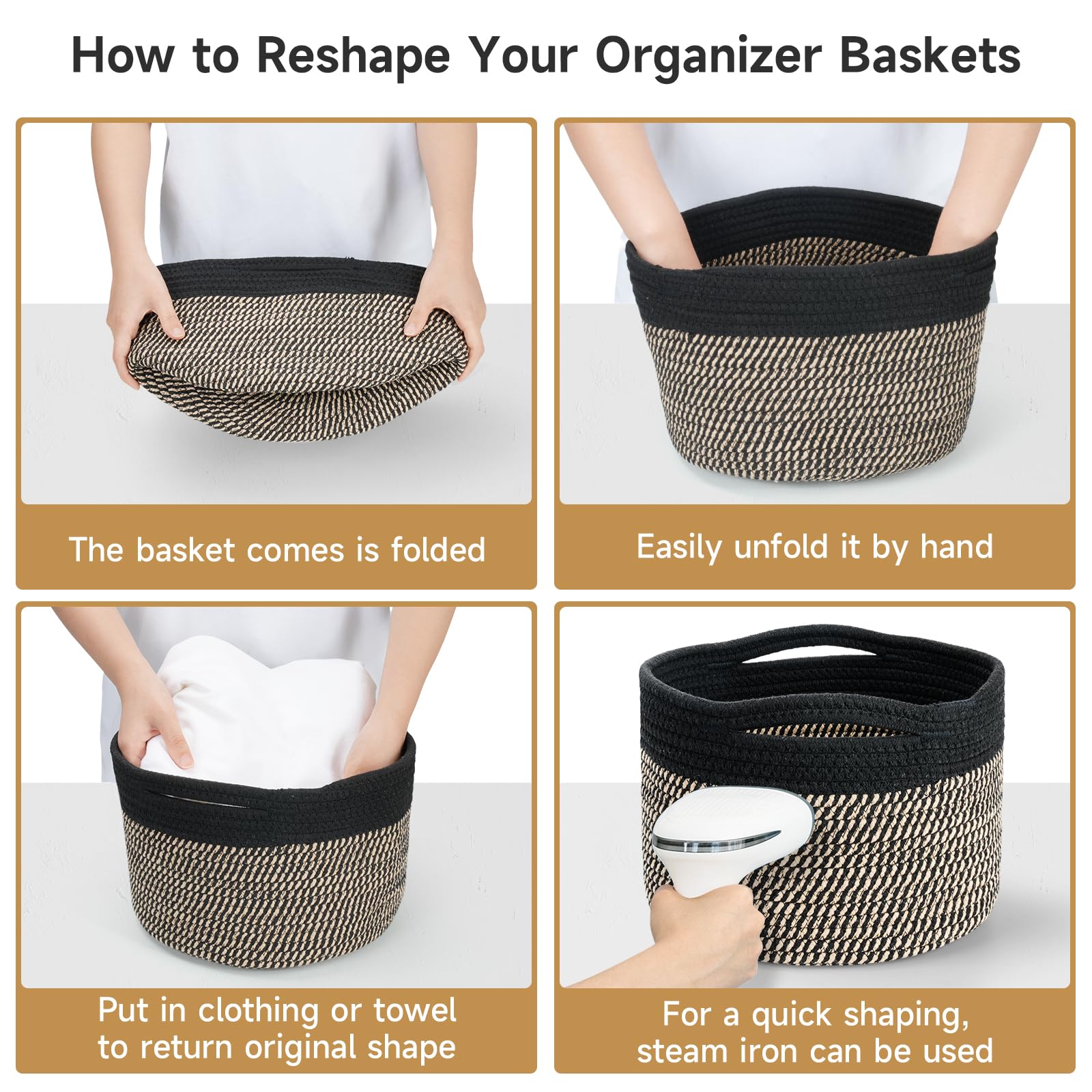 Maxuni rope basket arrival illustrates folding packaging and shaping opportunities.