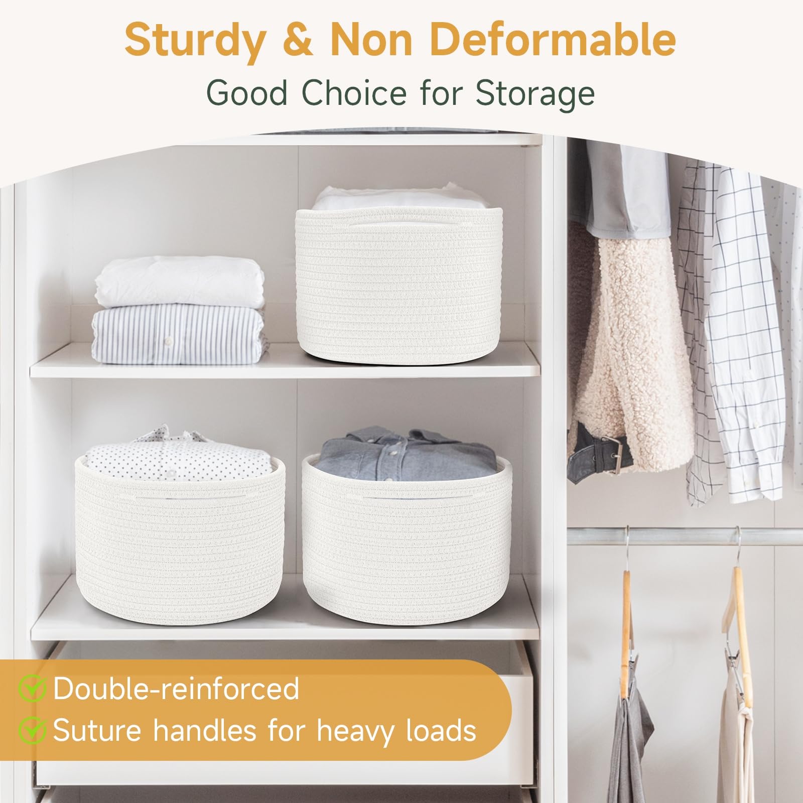 Maxuni small rope basket folding packaging shown with quick shaping tips.
