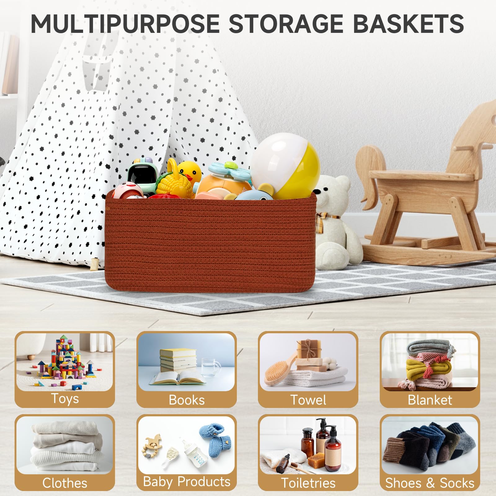 Maxuni sturdy hidden handles ensure secure lift and tidy closet storage.