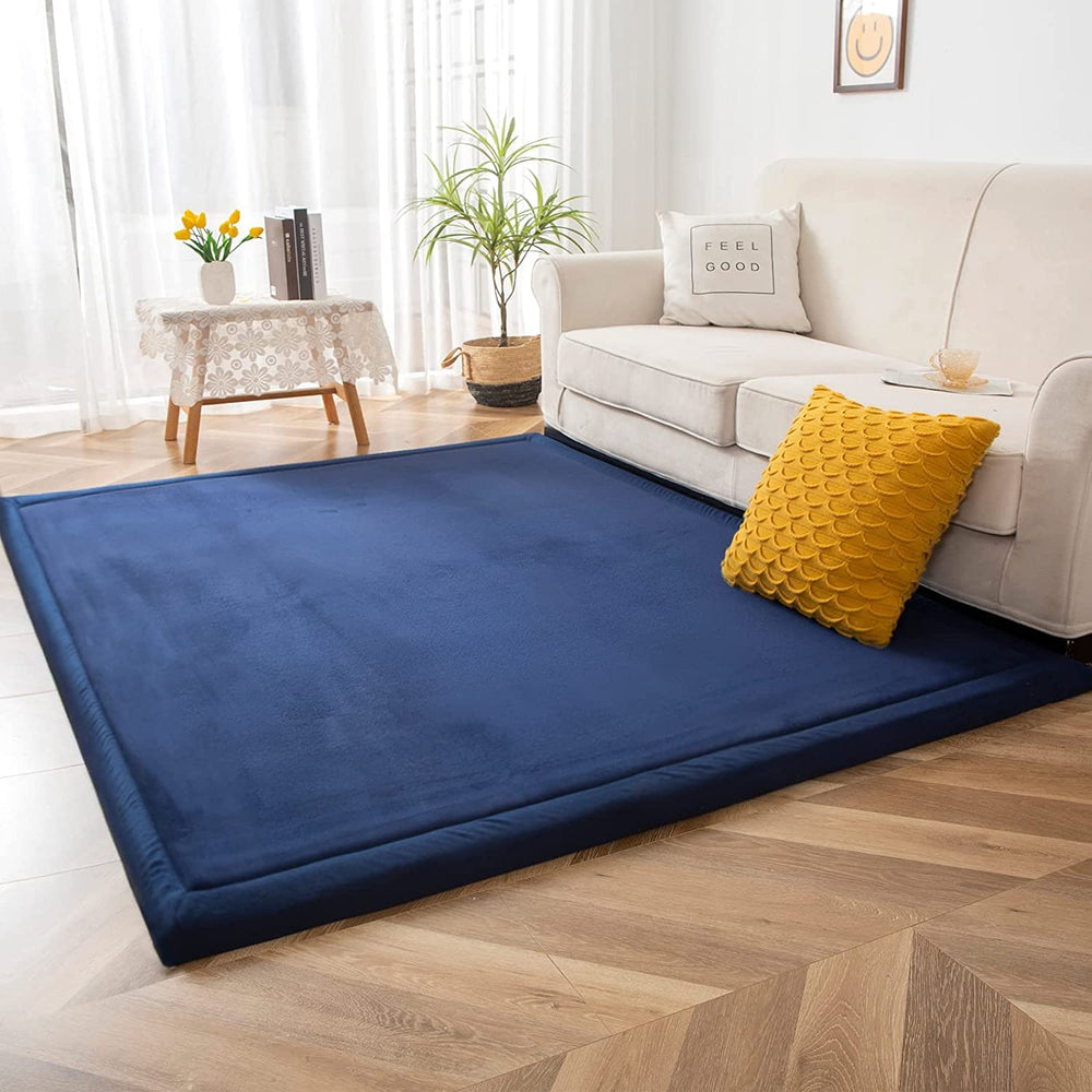MAXYOYO Baby Play Mat navy 3x5 ft surface for safe floor play