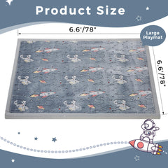 MAXYOYO mat with non-slip backing stays secure on floors.