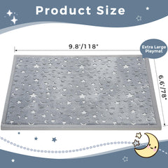 MAXYOYO memory-foam-padding highlights cushioned comfort that reduces floor pressure during play.