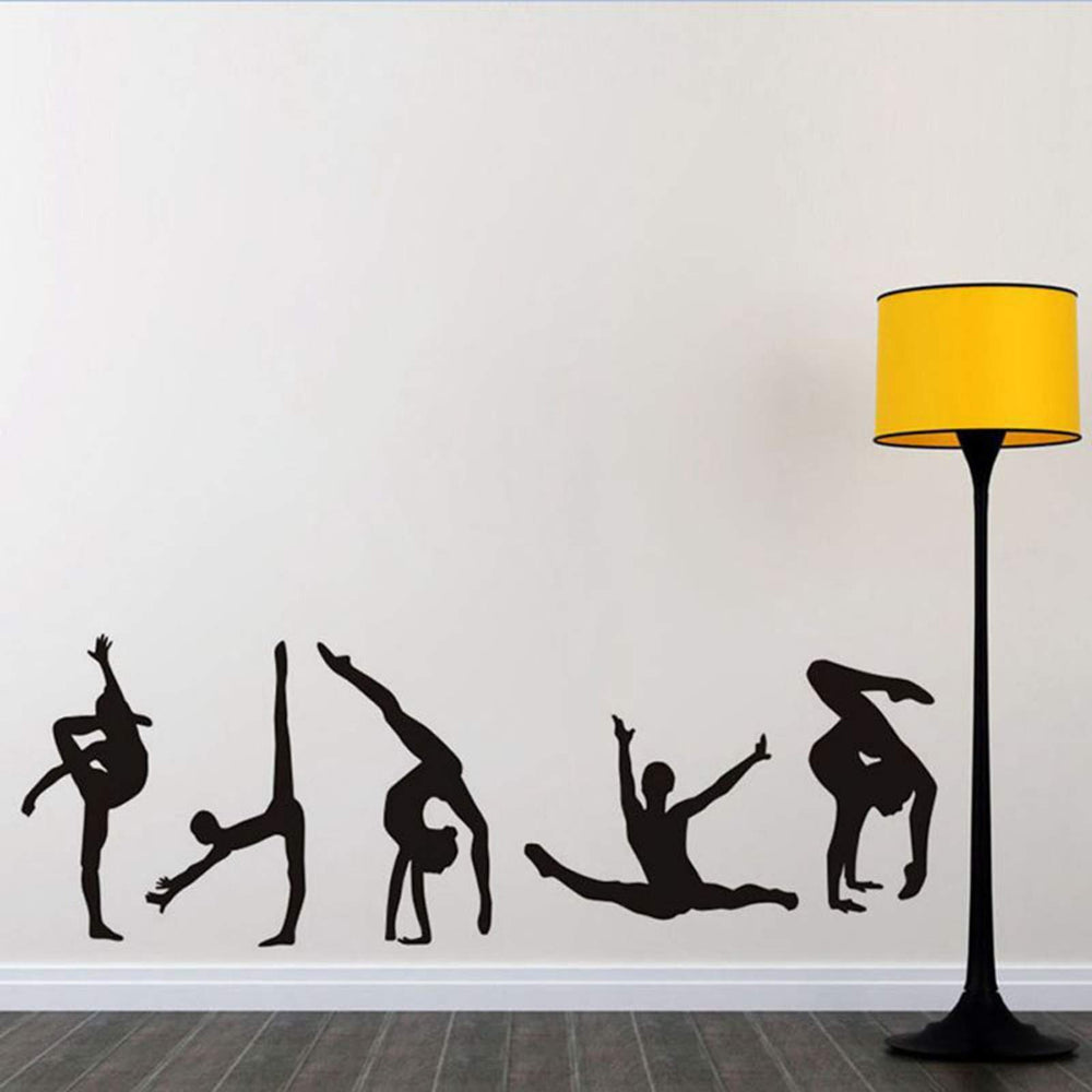 Maydahui dancer wall decal closeup creative-1, detailed shapes pop on smooth surfaces.