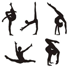 Maydahui dancer wall decal, dance figures 1 adds playful room energy for living spaces.