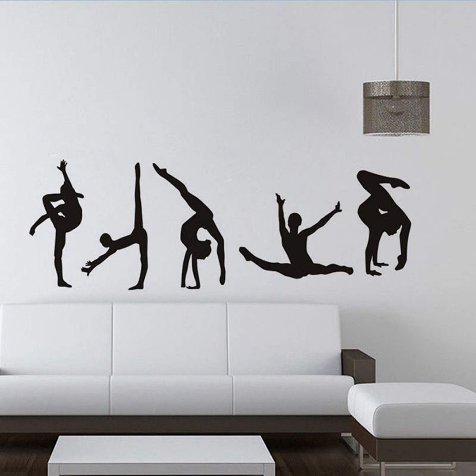 Maydahui dancer wall decal, dance figures 3 inspires graceful movement vibes in living rooms.