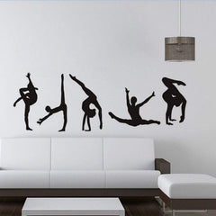 Maydahui dancer wall decal, dance figures 3 inspires graceful movement vibes in living rooms.