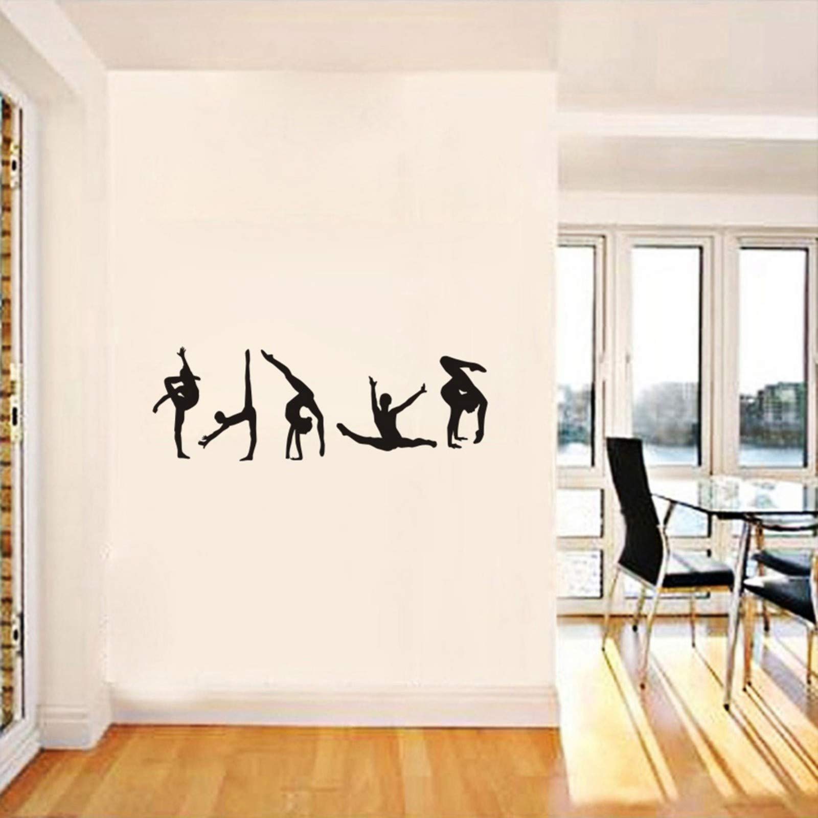 Maydahui dancer wall decal room setup-1 easy to assemble and transform spaces.