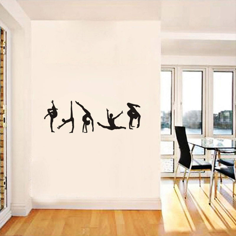 Maydahui dancer wall decal room setup-1 easy to assemble and transform spaces.