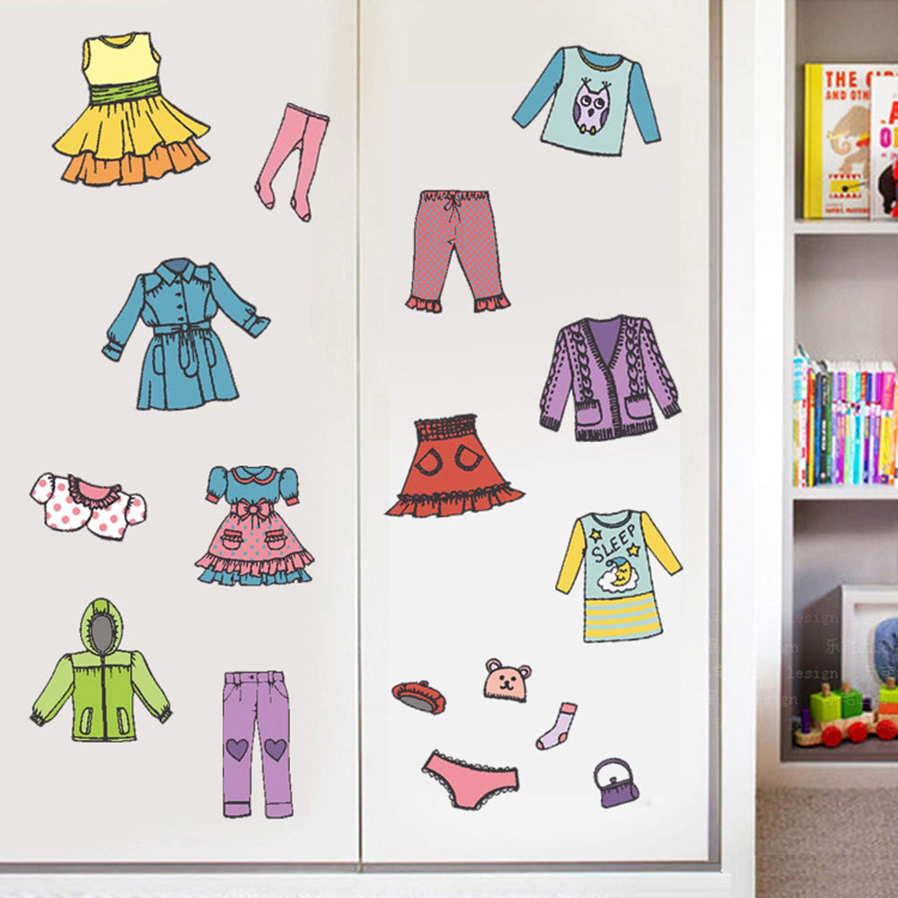 Maydahui DIY sticker styles include sweaters and dresses for tagging outfits.