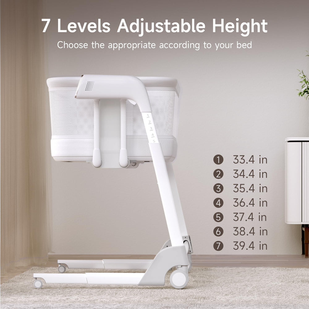 Maydolly bassinet mattress included for added comfort during naps