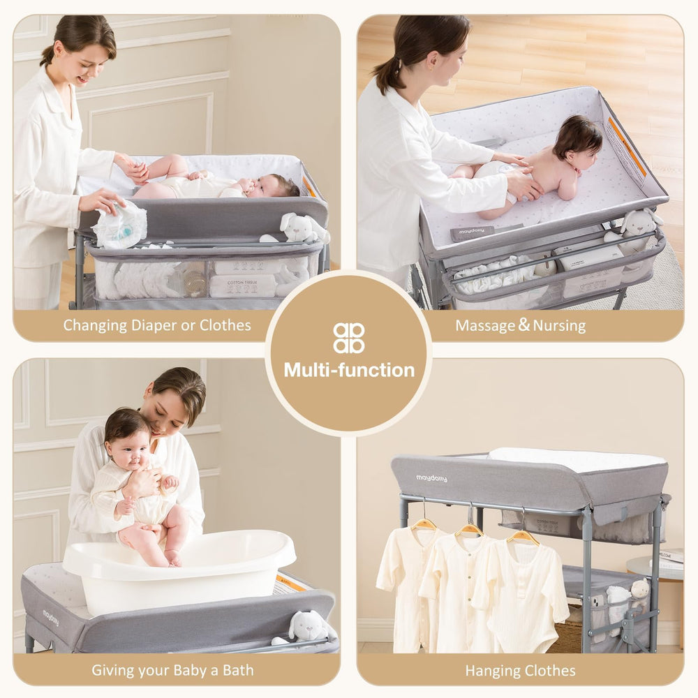 Maydolly triangle anti-sway design provides stable changing.