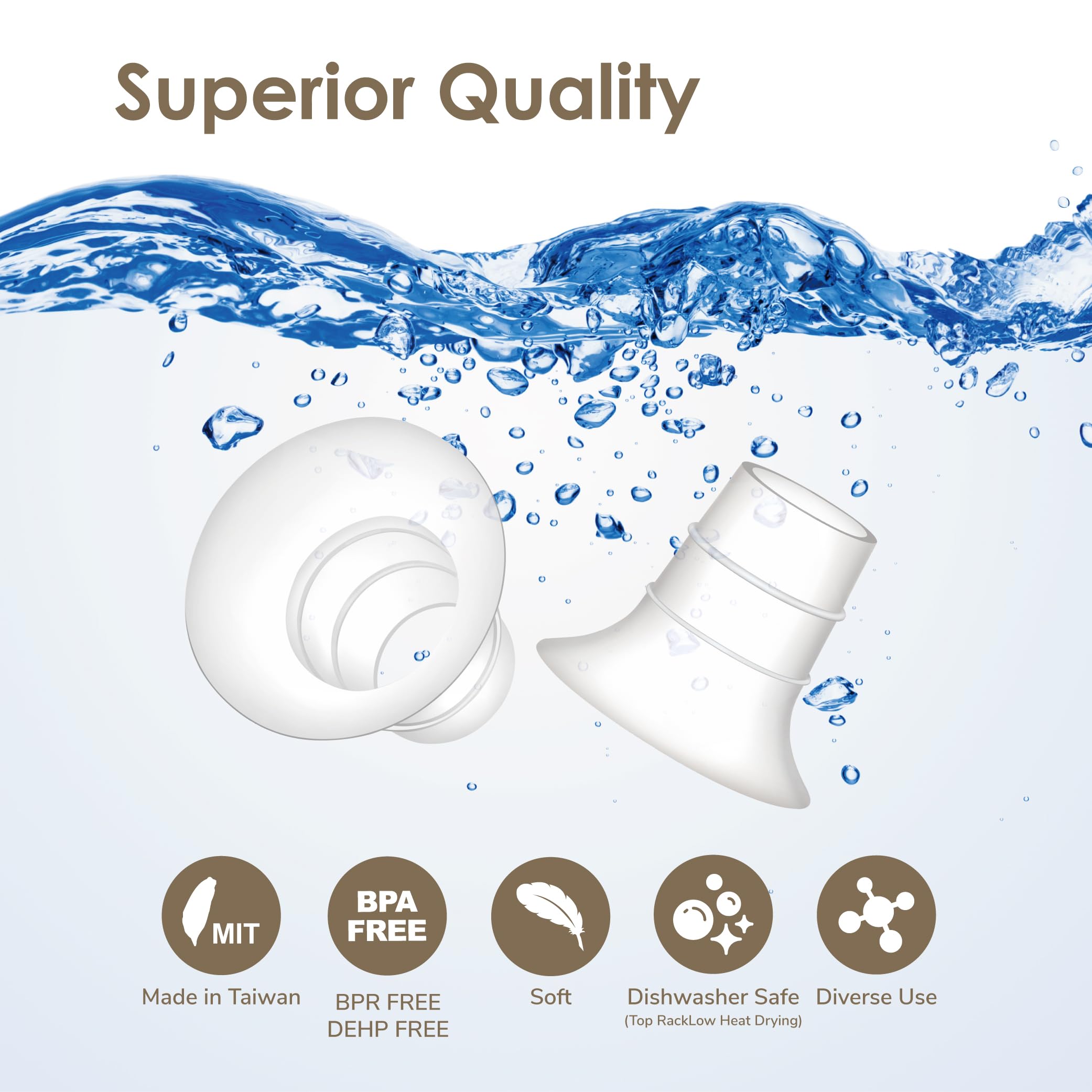 Maymom 16mm insert available in multiple sizes for personalized fit.
