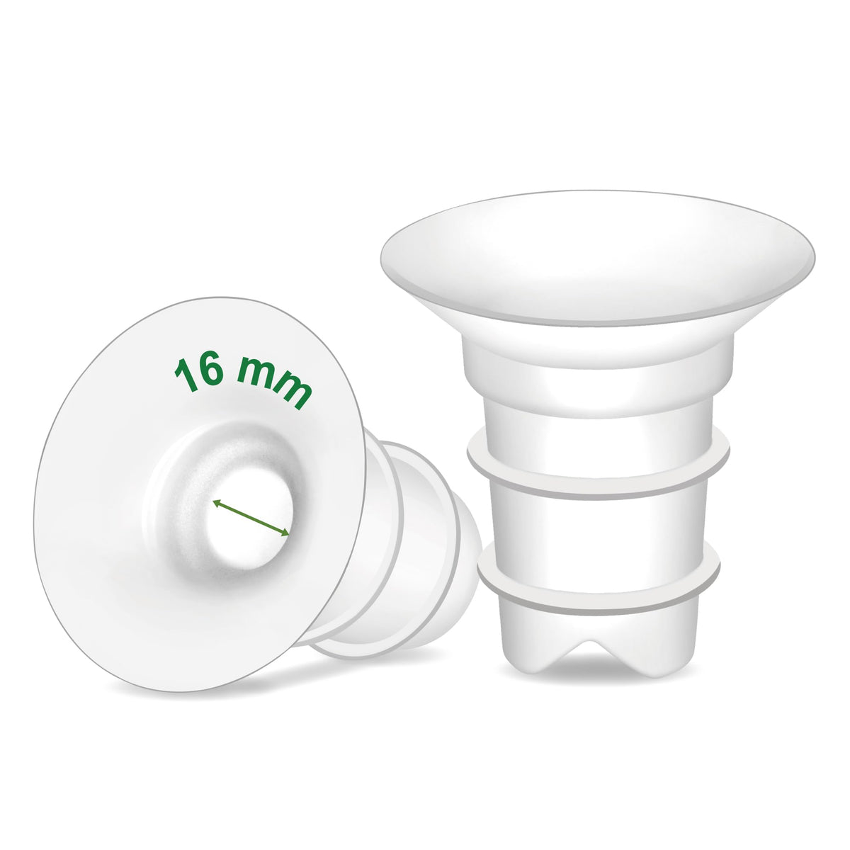 Maymom 16mm long-plus insert fits Freemie 25mm cups for a snug fit