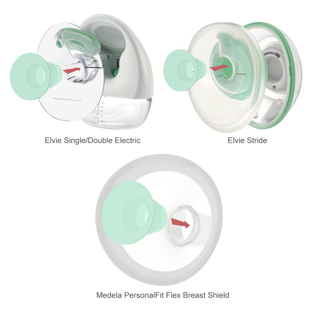 24mm-compatible with several brands like Medela and Motif Luna.