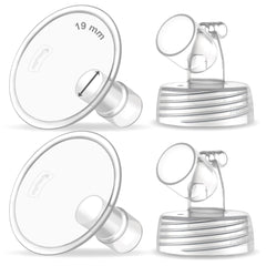 Maymom 19mm shield with wide-neck connector for Spectra S1/S2, easy assembly.