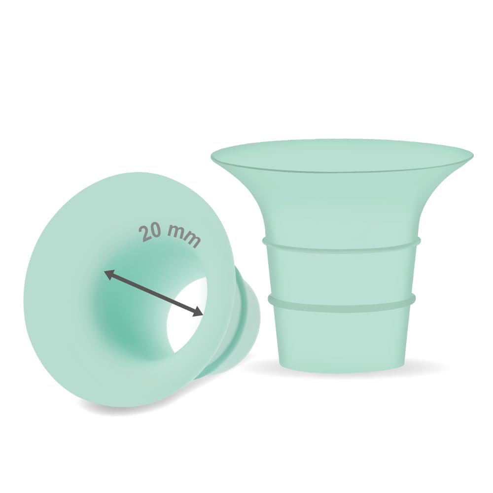Maymom 20mm flange insert for Elvie compatibility improves comfort during pumping