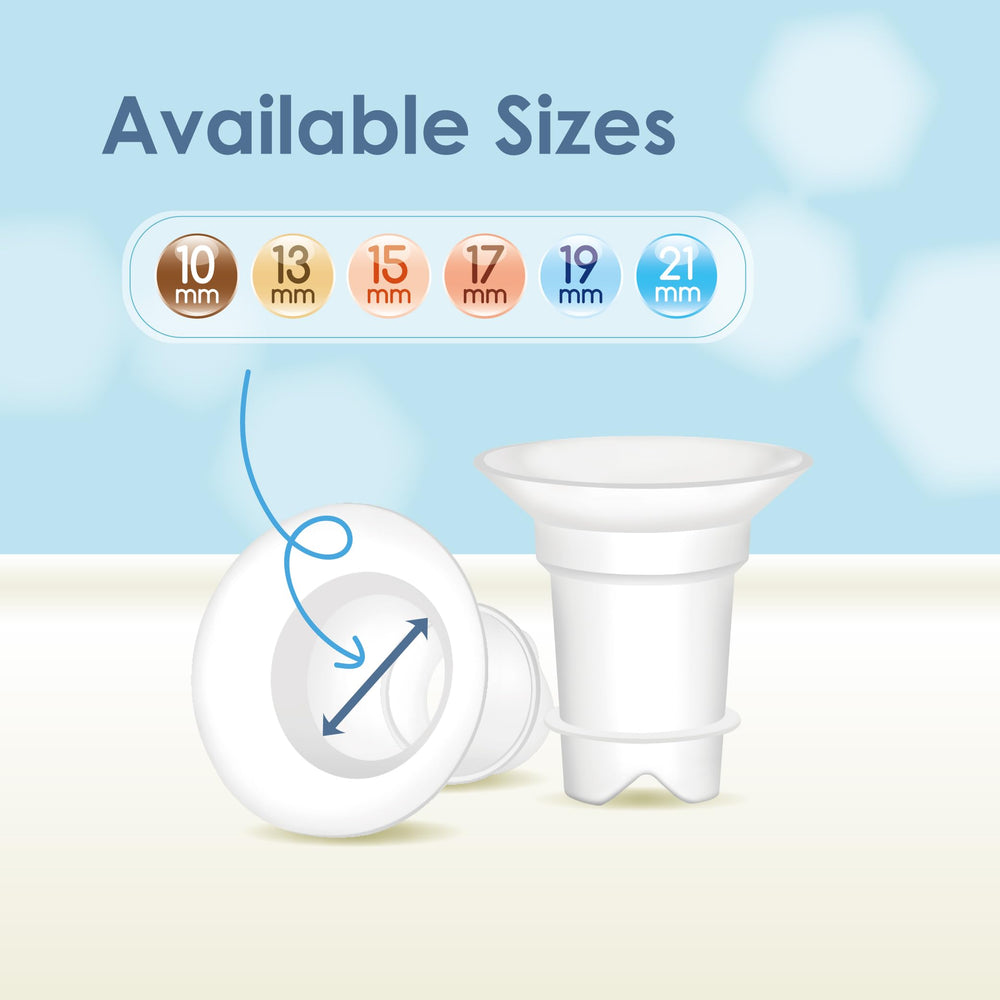 Maymom 21mm insert compatible with Lansino 24mm flange for variety.