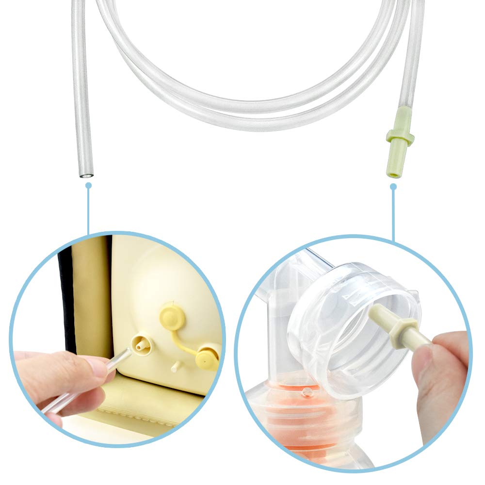 Maymom advanced-model after 2006 tubing supports newer Medela pumps.