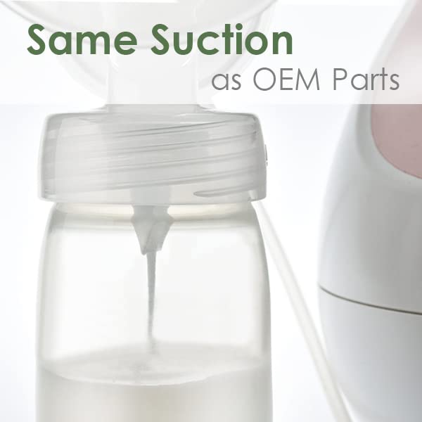 Ameda Mya Pro compatibility diagram with Maymom flanges.