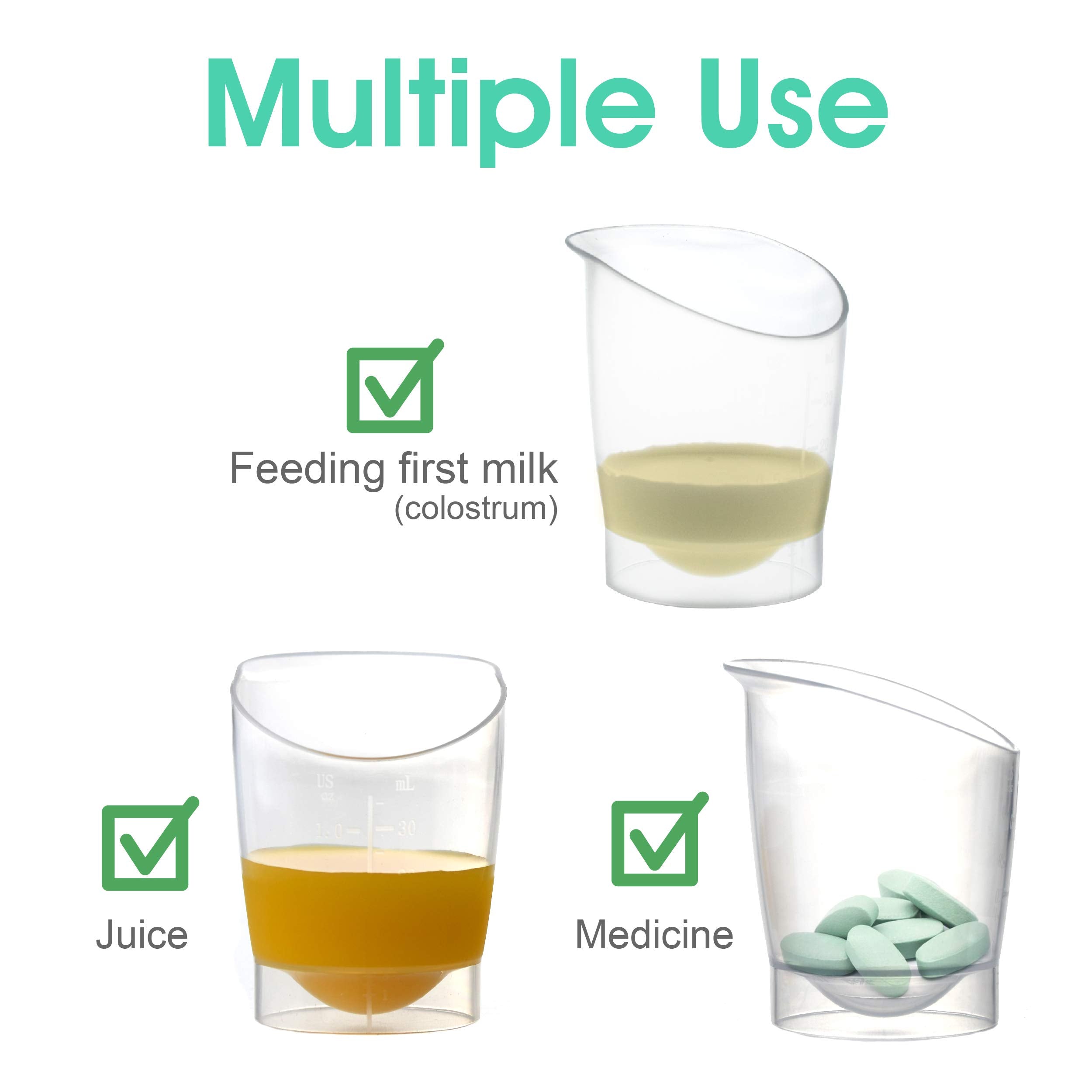 Maymom Baby Feeding Cup helps avoid nipple confusion with alternative feeding options.