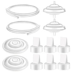 Maymom backflow protector set helps keep tubing clean and limits milk exposure.