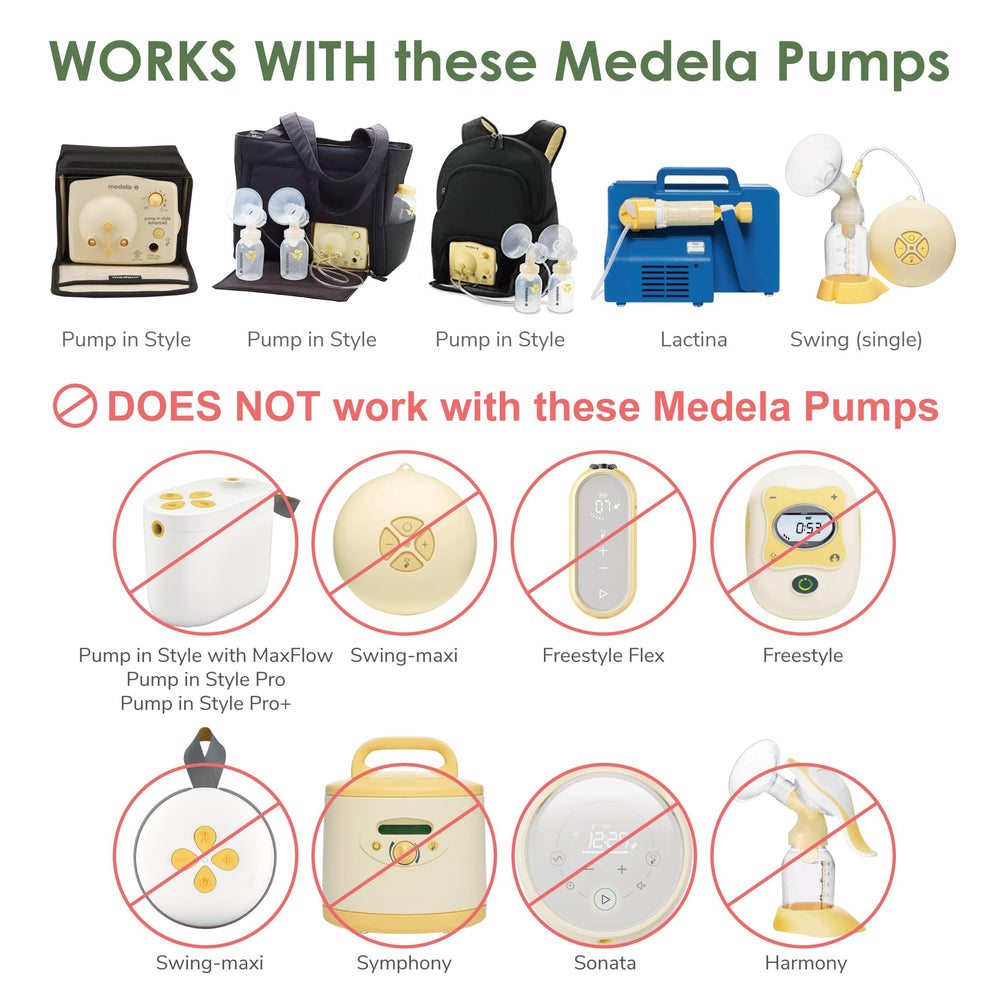 Maymom base connector 17mm provides a stable seal across Medela-compatible pumps