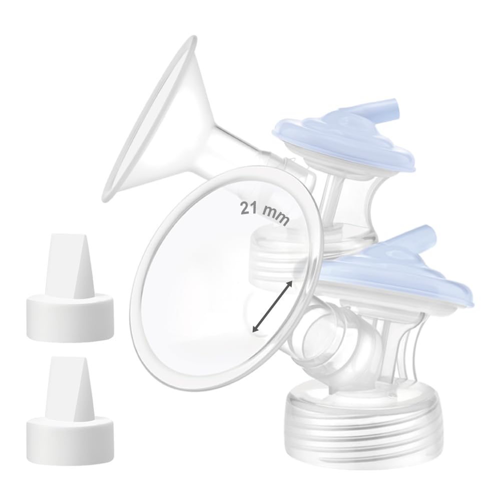 Maymom Bellababy 21mm detachable flange close-up for comfortable pumping fit.