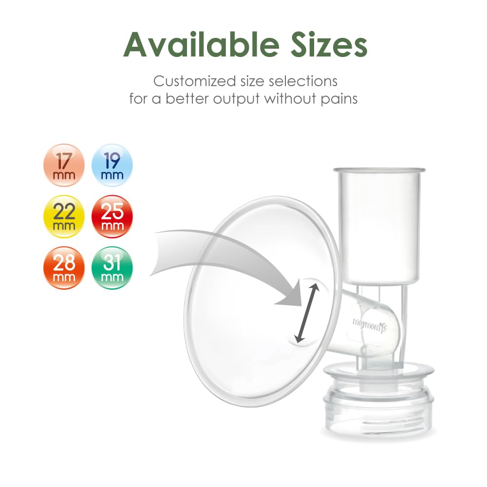 Maymom bottle compatibility list with medela and ameda options.