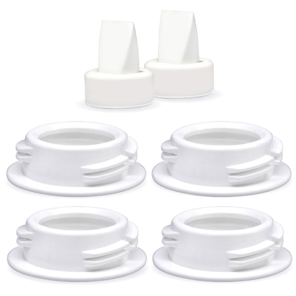Maymom Bottle Thread Changer enables spectra S1/S2 compatibility with standard bottles for easier pumping