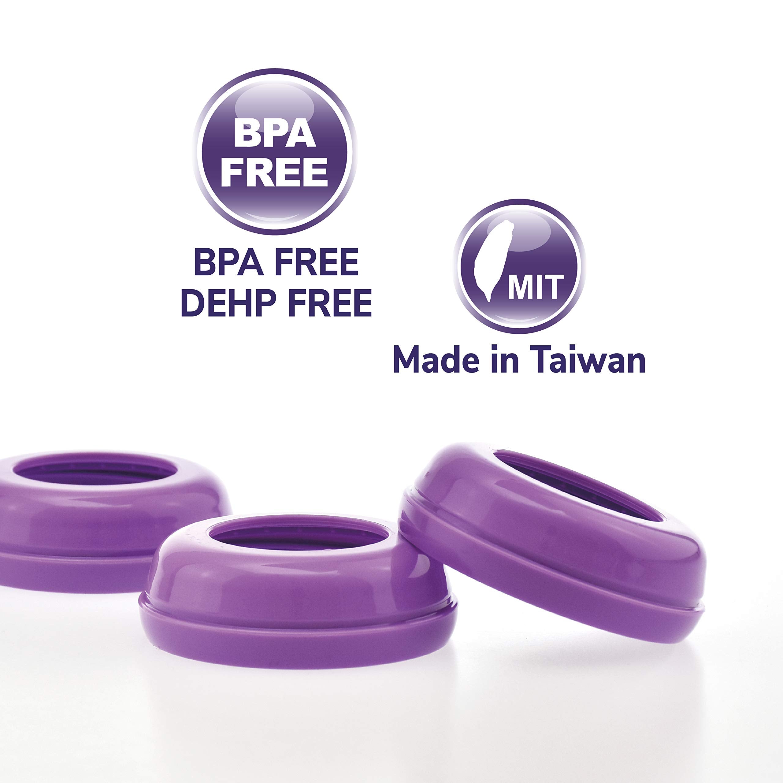 Maymom bottle top compatible with Lansinoh demonstrated for easy interchange