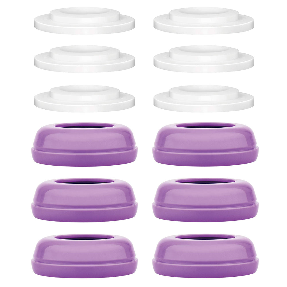 Maymom bottle-top wide-mouth provides secure fit and compatibility.